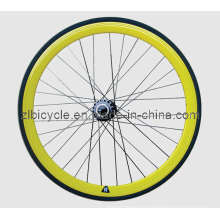 Venda quente conjunto de roda de bicicleta de engrenagem colorida de correção